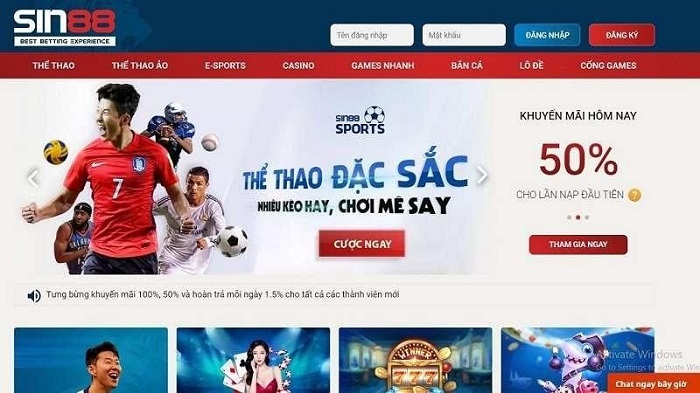 Hướng dẫn tham gia Thể Thao tại Sin88
