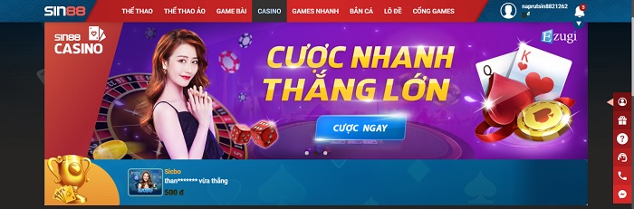 Casino Sin88 có đáng để game thủ tìm hiểu trải nghiệm?
