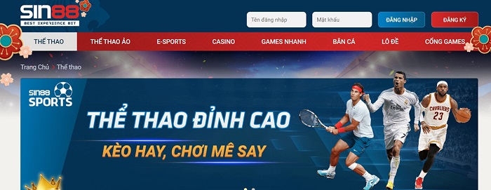 Sin88 Thể Thao có bao hình thức cá độ nào gây sốt