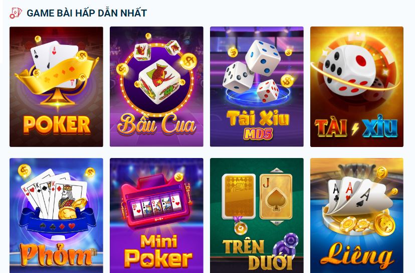 Thiên đường game bài hấp dẫn đang chờ đón anh em