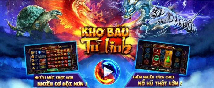Giới thiệu nổ hũ Kho Báu Tứ Linh Sin88