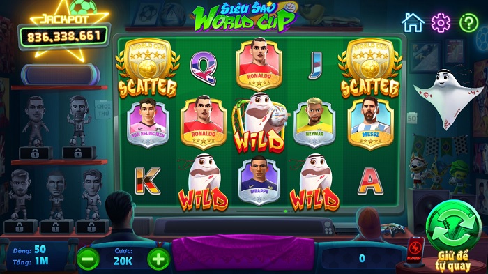 Giới thiệu nổ hũ Siêu Sao World Cup game Sin88